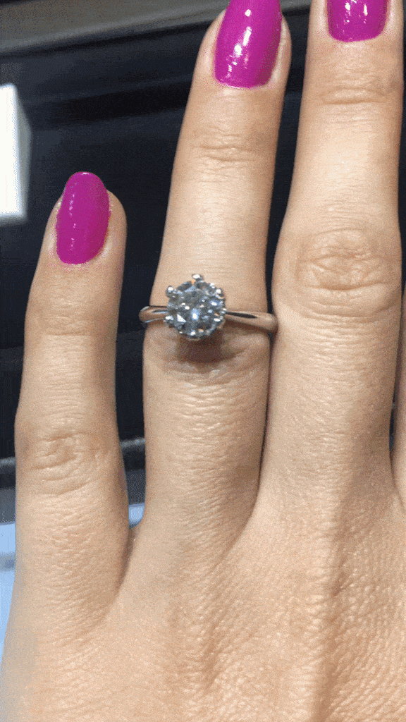 1.04ct round diamond at SK