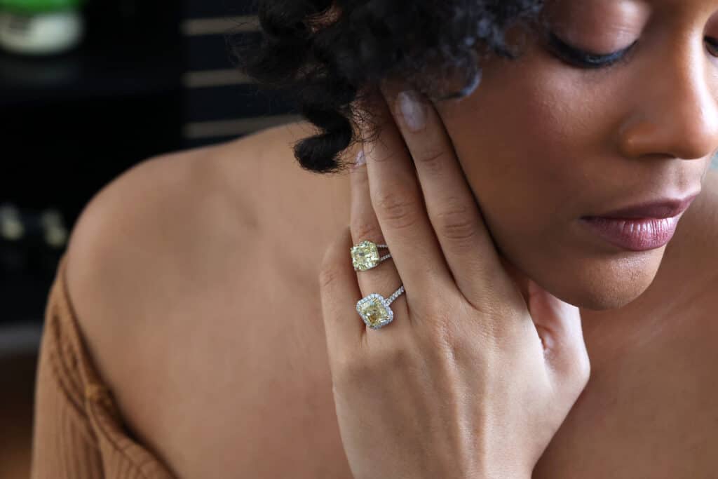 Fancy Yellow Diamond Rings
