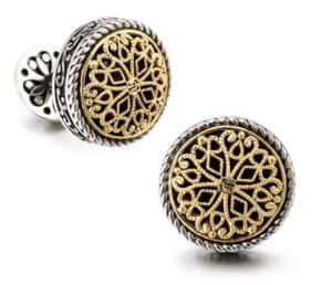 ornate cufflinks sold on Amazon