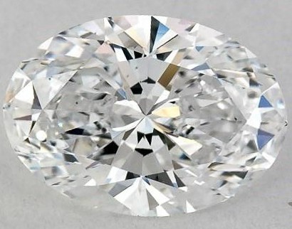 Oval cut diaond without a bowtie