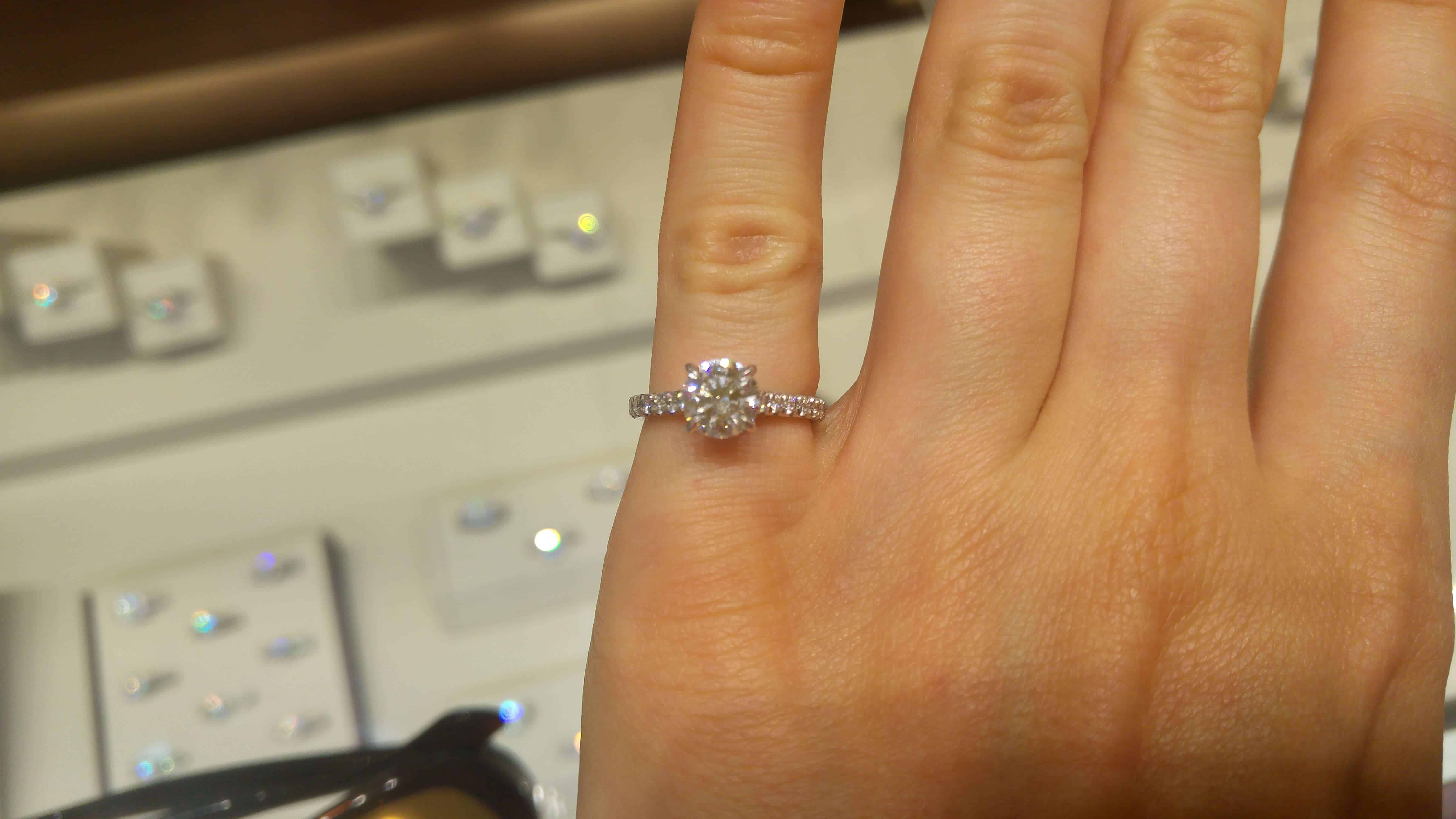 A pavé setting from Diamonds Direct