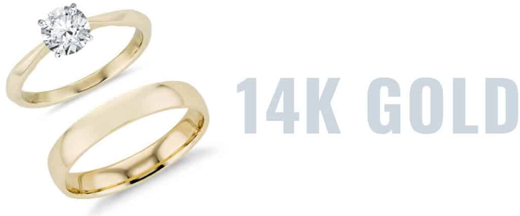 14 carat gold band