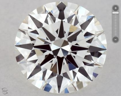 Eye-clean VS2 diamond