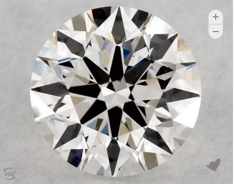 Eye-clean VS2 diamond