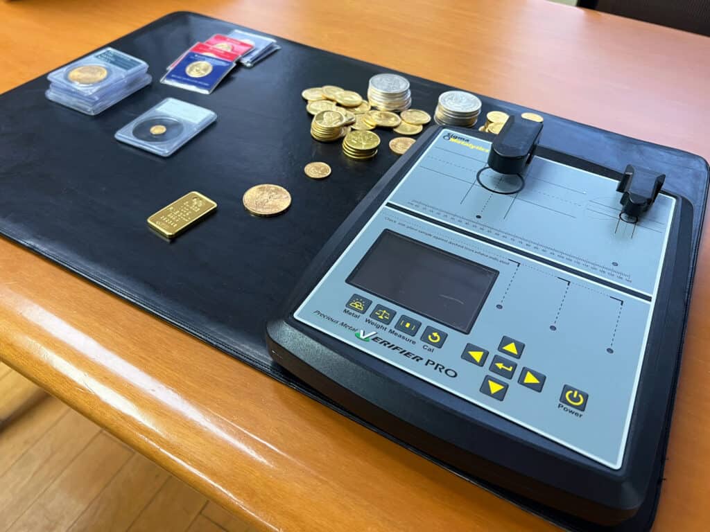 Coin and bullion verifier