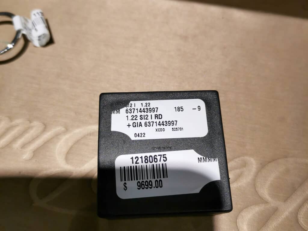 The 1.22ct I SI2 Round diamond we saw in Ben Brindge