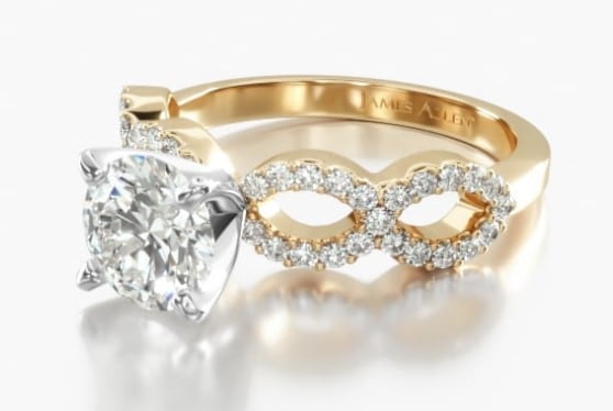 Pavé Infinity from James Allen