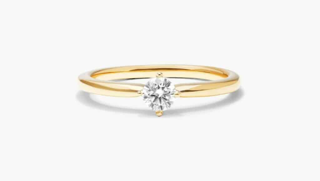 preset lab-grown diamond ring