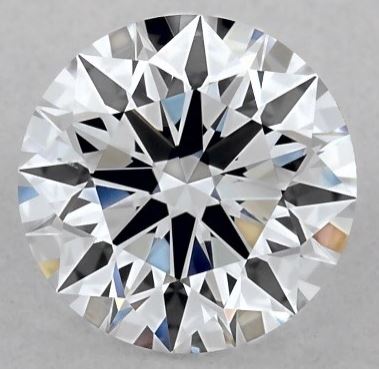 one carat round lab created diamond
