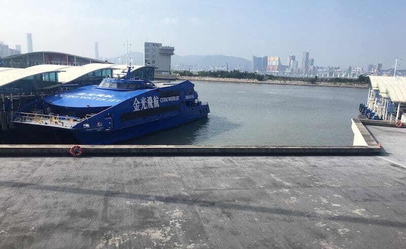ferry in Macau