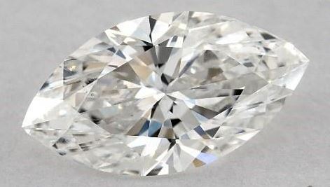 marquise cut diamond with no fluorescence
