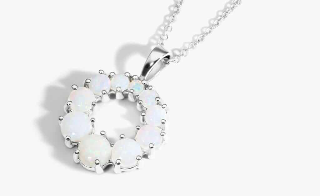 Graduated Opal necklace