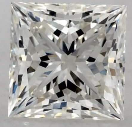Well cut princess cut diamond