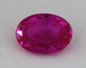 1.05 Carat Oval Cut Ruby with Purplish Hue for $980