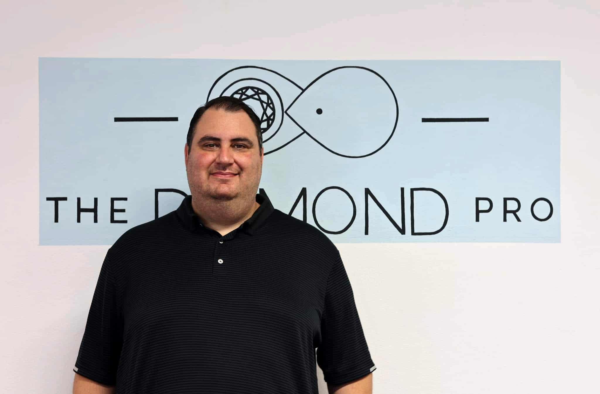 Mike Fried while working at Leo Schachter Diamonds