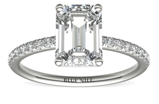 $20000 engagement ring Pave riviera