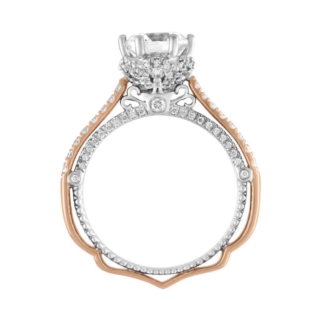 Verragio two-tone ring profile