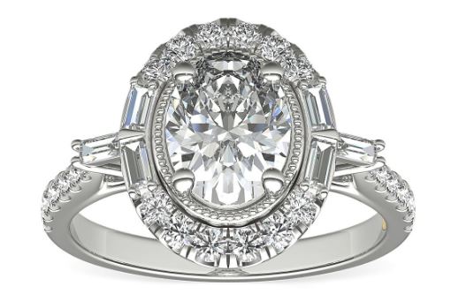 Vintage Oval Engagement Ring