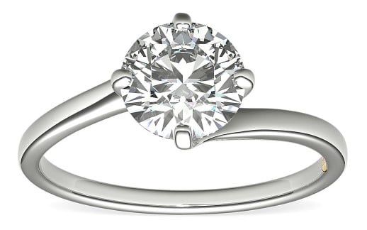 Zac Posen East-West Solitaire Engagement Ring