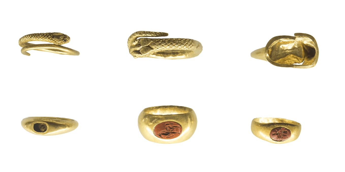 Antient Rome golden rings