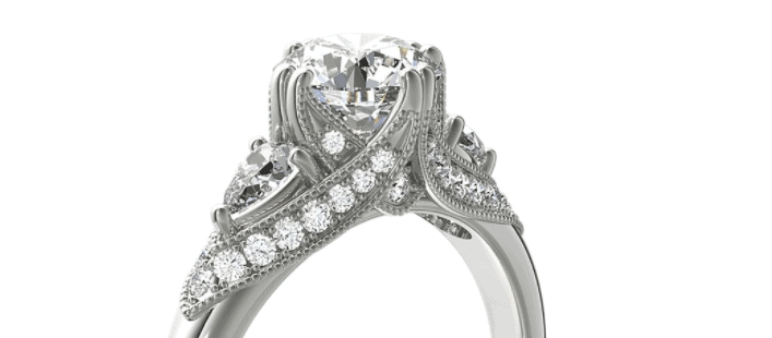 Vintage ring from blue nile