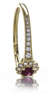 Ruby/Diamond Anniversary Ring from Brian Gavin