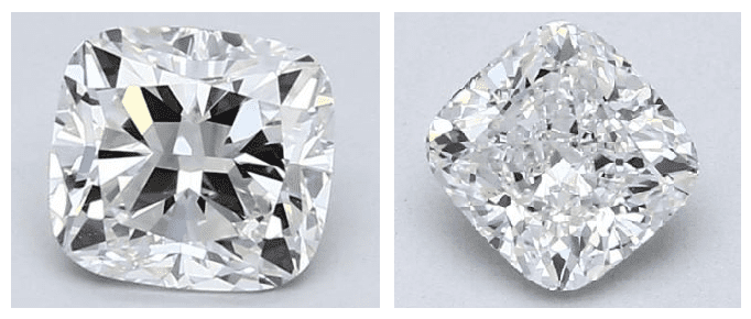 Chunky cushion vs crushed-ice cushion