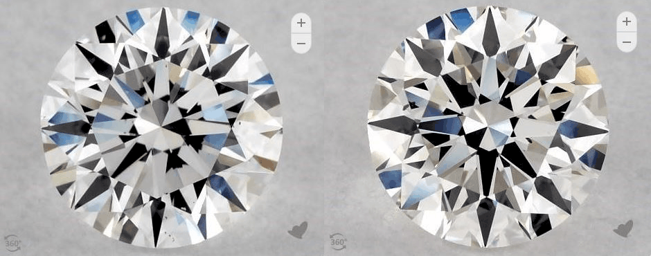 D-I round cut comparison