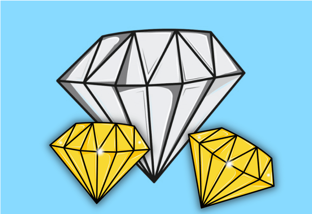 Diamond and yellow sapphire engagement ring