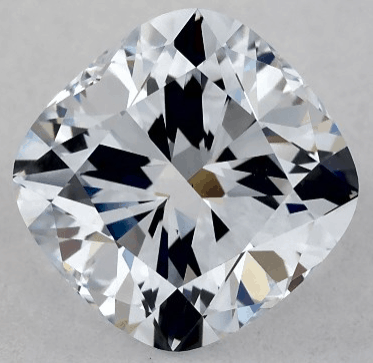 1ct lab-created cushion cut diamond