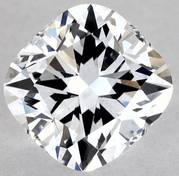 lab-created diamond cushion