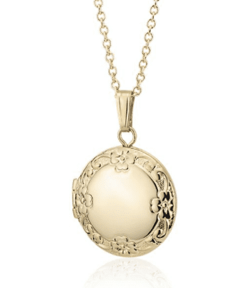 Round Floral Locket