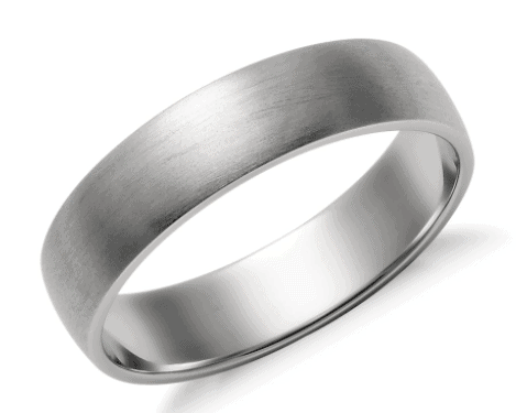 Matte Classic Wedding Men's Ring