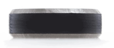 Furrer Jacot Sloped Carbon Fiber Men's Wedding Band