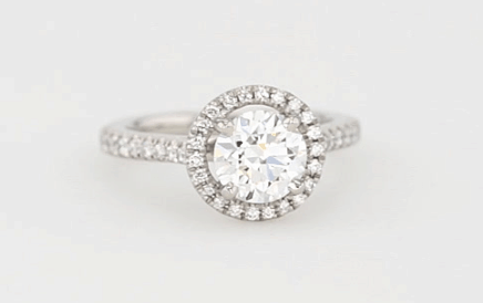 pave diamond ring for I2 clarity example