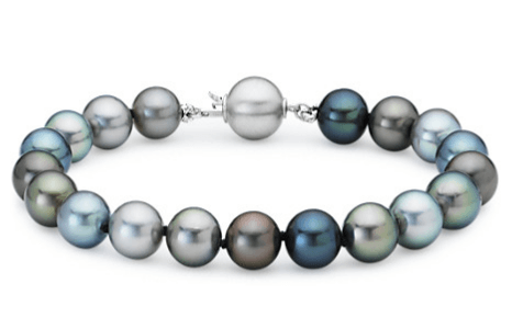 Multi-Color Tahitian Cultured Pearl Bracelet