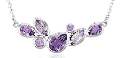 Amethyst Necklace as a Push Present Jewelry gift