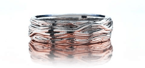 Sholdt Twisted Root Wedding Band