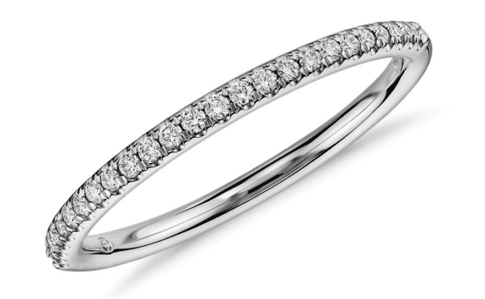 Micropavé Diamond Ring