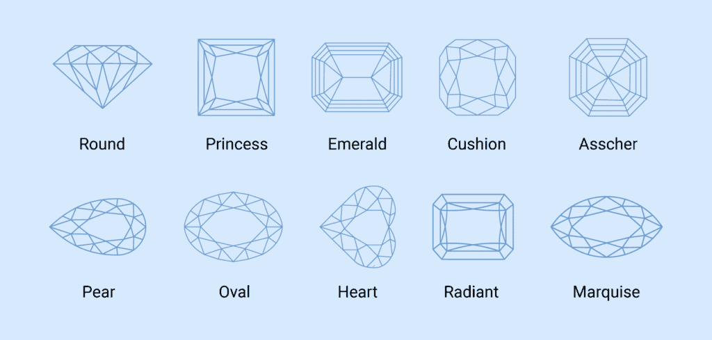 Diamond shapes