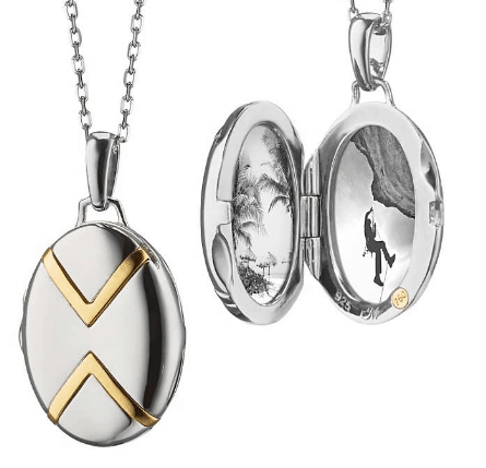 Silver/Yellow Gold Locket from Blue Nile