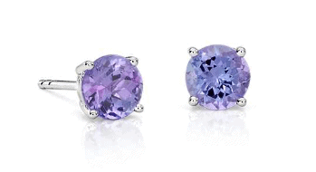 Tanzanite Stud Earrings