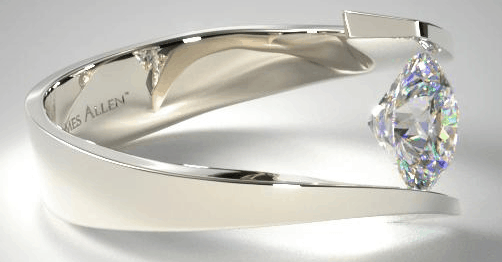 tension ring round cut