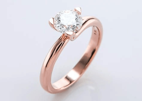 Unique Three Prong Martini Solitaire Setting from Brian Gavin