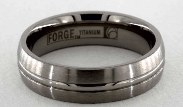 Titanium Comfort-Fit Wedding Ring